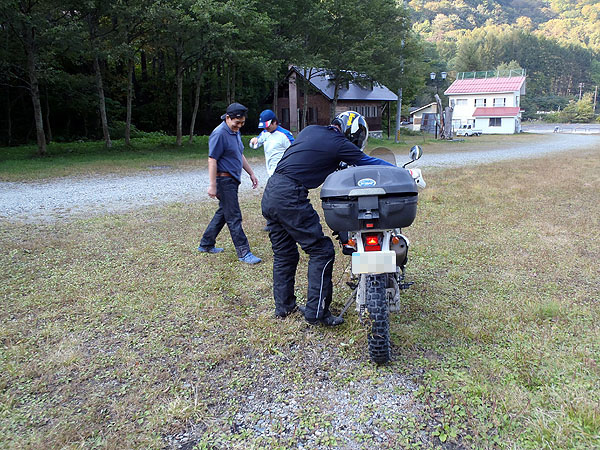 カメさん転倒！